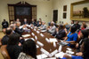 President Barack Obama With Civil Rights Leaders At The White House. July 29 History - Item # VAREVCHISL039EC826