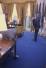 Golf In The Oval Office. Bob Hope Is Putting Into An Ashtray Held By The President Nixon. Apr. 20 1972. History - Item # VAREVCHISL032EC235