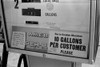 Gas Pump Restricting Gas Purchases To 10 Gallons During The First Oil Crisis Of 1973. Denver History - Item # VAREVCHISL012EC103