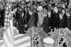 Lyndon Johnson Funeral. President Nixon Offering Condolences To Lady Bird Johnson At Lbj Funeral Ceremonies Inside The Capitol. Jan 24 History - Item # VAREVCHISL033EC425