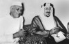 India'S Premier Jawaharlal Nehru And Saudi Arabia'S King Saud Discuss The Suez Crisis. Riyaih History - Item # VAREVCCSUB002CS219