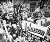 Lyndon Johnson. Delegates Supporting Us Senator Lyndon Johnson Rally As Us Speaker Of The House Sam Rayburn Nominates Him As A Presidential Candidate History - Item # VAREVCPBDLYJOEC011