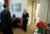 President Barack Obama Greets Former Sec. Of State History - Item # VAREVCHISL039EC812
