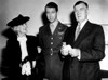 Colonel James Stewart With His Parents History - Item # VAREVCPWDJASTCS004
