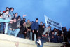 A Crowd Celebrates Atop The Berlin Wall Following The Official Opening Of The Brandenburg Gate On Dec. 22 1989. History - Item # VAREVCHISL023EC211