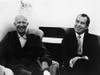 Us Presidents. Former Us President Dwight D. Eisenhower With Us President Richard Nixon. Last Picture Of The Two Together History - Item # VAREVCPBDRINIEC163