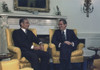 President Nixon And The Shah Of Iran Meeting In The Oval Office. July 24 1973. History - Item # VAREVCHISL032EC203