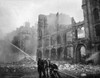 Fire Fighting During World War 2 Battle Of Britain. Firemen At Work In Bomb-Damaged Street In London History - Item # VAREVCHISL036EC439