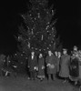 President Calvin Coolidge And First Lady Grace At The Lighting Of The National Christmas Tree. Dec. 24 History - Item # VAREVCHISL040EC992