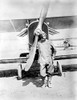 Pilot Standing In Front Of U.S. Army Airplane During World War I History - Item # VAREVCHCDWOWAEC043