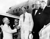 President Harry Truman Bidding Adieu To Secretary Of State George C. Marshall History - Item # VAREVCPBDGEMACS011