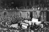 Woodrow Wilson Addressing Congress In 1917 History - Item # VAREVCHISL002EC178