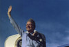 President Jimmy Carter Waving From Air Force One. Ca. 1977-1980. History - Item # VAREVCHISL029EC096