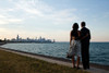 President Barack And Michelle Obama Look At The Chicago Skyline History - Item # VAREVCHISL039EC759
