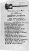 Andrew Jackson John C. Calhoun Election Ticket. History - Item # VAREVCHISL030EC163