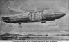 A Ww1 Zeppelin With Part Of The Covering Removed To Show The Interior. 1914-18. The Aluminum Skeleton Housed Chambers For Lighter Than Air Gas History - Item # VAREVCHISL035EC072