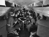 Passengers Play Cards On United Airline'S Skylounge Mainliner History - Item # VAREVCHBDAVIACS026