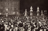 World War 1. London Crowds Cheering The Royal Family On The Buckingham Palace Balcony On The Day Britain Declared War On Germany And Austria-Hungary. August 4 History - Item # VAREVCHISL034EC850