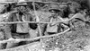 Doughboys Wear Gas Masks In The Trenches During Wwi. 1918. Courtesy Csu Archives  Everett Collection History - Item # VAREVCSBDWOWACS001