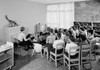 Students And Their Teacher Watch Educational Television In A School Library In Schenectady History - Item # VAREVCHISL019EC285