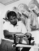 Richard 'Pancho' Gonzales Restringing A Tennis Racket In 1962. Gonzales Was The World'S No. 1 Professional Tennis Player For Eight Years In The 1950S And Early 1960S. History - Item # VAREVCHISL033EC876