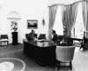 1974 Us Presidency. Vice President Gerald Ford Talks With President Richard Nixon In The Oval Office History - Item # VAREVCPBDRINIEC042
