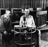 U.S. General Jonathan Wainwright Ordering The Surrender Of American Forces In The Philippines. He Is Supervised By A Japanese Army Censor. May 1942. World War 2. History - Item # VAREVCHISL037EC597