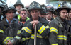 Firemen Of The 240Th Engine Company During President George W. Bush'S Visit To Ground Zero. Sept. 14 History - Item # VAREVCHISL040EC080