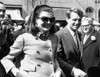 Jacqueline Kennedy In St. Patrick'S Day Parade. Mrs. Kennedy Dashed From The Sidelines And Kissed Her Brother-In-Law History - Item # VAREVCCSUA000CS812