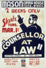 Poster Advertising "Counselor At Law History - Item # VAREVCHISL003EC155