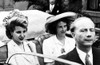 Eva Peron-Eva Duarte Peron Rides Through The Streets Of Lucerne During Her Visit To Switzerland. With Her Are Dr. Cuttat History - Item # VAREVCHBDEVPECL001