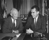 President Eisenhower Meeting The Vp Richard Nixon In The Oval Office. August 1954. Nixon Functioned As The Eisenhower Administration'S Link With Congress And As A Spokesman For Partisan Republican Politics. - History - Item # VAREVCHISL038EC931