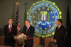 President George W. Bush At Fbi Headquarters History - Item # VAREVCHISL039EC918