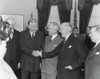 James Byrnes Congratulating George Marshall Upon His Swearing In As Secretary Of State. The Smiles Masked Tension Between President Truman And Byrnes History - Item # VAREVCHISL038EC866