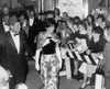 President And Mrs. John F. Kennedy Are Greeted Crowd Outside National Theatre After A Performance Of Irving Berlin'S Musical History - Item # VAREVCHISL013EC150