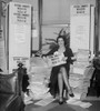 Woman Holding A 'Petition To Congress Modification History - Item # VAREVCHISL043EC031