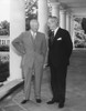 President Eisenhower With British Prime Minister Harold Macmillan On The West Wing Portico. June 9 History - Item # VAREVCHISL039EC040