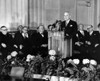 President Harry Truman At Signing Of The North Atlantic Treaty That Established Nato. Behind Him Are History - Item # VAREVCCSUA000CS128