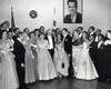 President Dwight And First Lady Mamie Eisenhower With Guests Attending The Inaugural Ball. Jan. 20 History - Item # VAREVCHISL039EC076