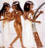 Painting Of Female Musicians From The Tomb Of Nahkt In Thebes History - Item # VAREVCS4DEGYPEC009