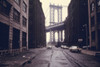 Classic View Of The Manhattan Bridge Tower In Brooklyn. June 1974. History - Item # VAREVCHISL031EC179