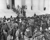 African American School Children At The Lincoln Memorial To Commemorate Lincoln'S Birthday. Feb. 12 History - Item # VAREVCHISL038EC663