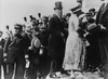 President Wilson At Versailles To Sign Of The Peace Treaty. July 1919. He Is Accompanied By His Wife History - Item # VAREVCHISL035EC013