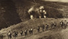 World War 1. Bulgarians Advancing In Counter Attack Against A Heavy Barrage Laid Down By The Serbia Artillery. Ca. 1915-18. History - Item # VAREVCHISL034EC754