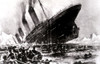 Artist'S Conception Of The Sinking Of The Titanic History - Item # VAREVCSBDTITAEC001