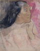 Tahitian Woman With A Flower In Her Hair Fine Art - Item # VAREVCHISL044EC856