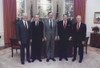 President George H.W. Bush With Former Presidents Gerald Ford History - Item # VAREVCHCDARNAEC122