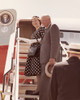 Dwight And Mamie Eisenhower On Steps Of 'Columbine' History - Item # VAREVCHISL039EC140