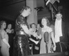 Eleanor Roosevelt Greets Actress Janet Gaynor At The President'S Birthday Ball History - Item # VAREVCHISL040EC011
