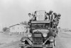 Mexican-American Workers On Strike In California In 1933. Their Sign Reads History - Item # VAREVCHISL016EC208